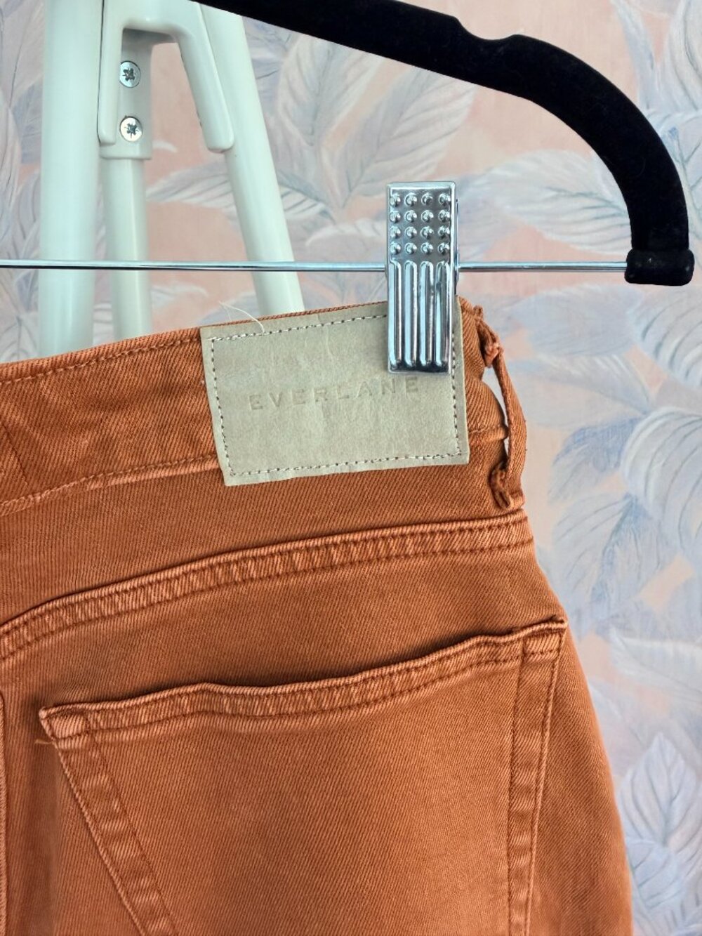 Everlane High Rise Jeans Rust Terracotta - Picture 3 of 9